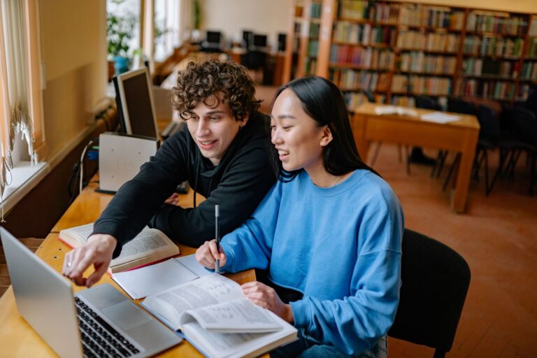 Academic library and study resources